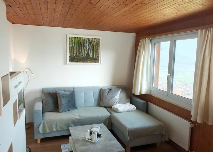 Nebelmeer Mit Panorama Ueber Rheintal