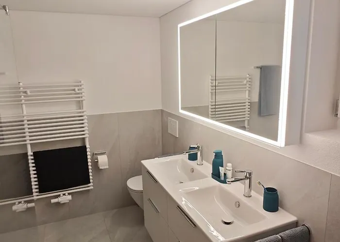 Nebelmeer Mit Panorama Ueber Rheintal Chalet *